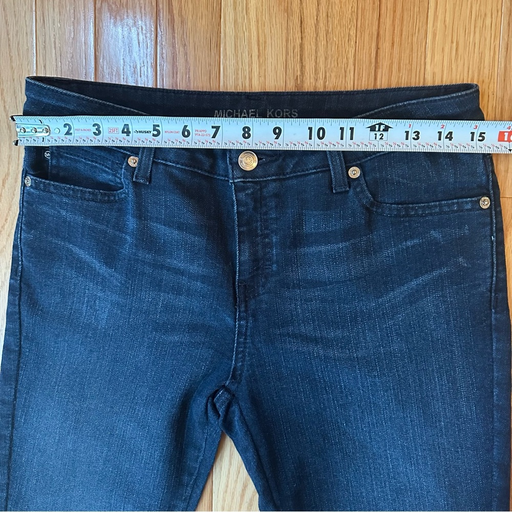 Michael Kors Dark Indigo Flare Jeans - Picture 4 of 8